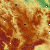 Nearby Forecast Locations - Sjenica - Map