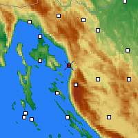 Nearby Forecast Locations - Senj - Map
