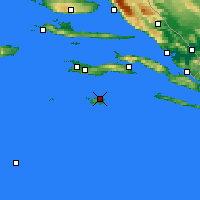 Nearby Forecast Locations - Lastovo - Map