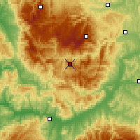 Nearby Forecast Locations - Roşia Montană - Map