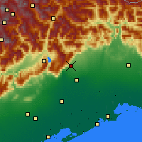 Nearby Forecast Locations - Aviano - Mapa