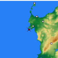 Nearby Forecast Locations - Capo Caccia - Map