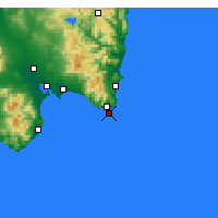 Nearby Forecast Locations - Capo Carbonara - Map