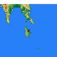 Nearby Forecast Locations - Kythira - Mapa