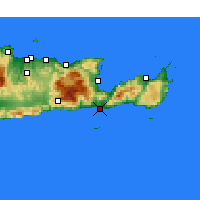 Nearby Forecast Locations - Ierapetra - Mapa