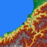 Nearby Forecast Locations - Hopa - Mapa