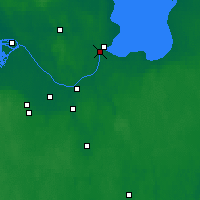 Nearby Forecast Locations - Shlisselburg - Mapa