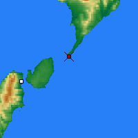 Nearby Forecast Locations - Cape Lopatka - Map