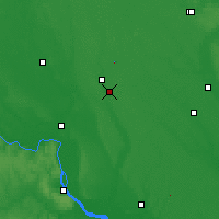 Nearby Forecast Locations - Yahotyn - Mapa