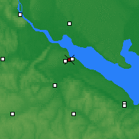 Nearby Forecast Locations - Cherkasy - Map