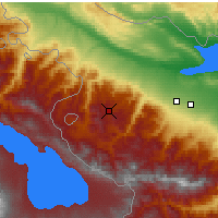 Nearby Forecast Locations - Gədəbəy - Map