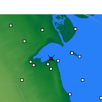 Nearby Forecast Locations - Kuwait City - Mapa