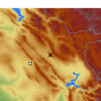 Nearby Forecast Locations - Sulaymaniyah - Map
