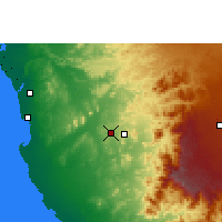 Nearby Forecast Locations - Mecca - Mapa