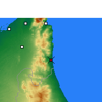 Nearby Forecast Locations - Fujairah - Mapa