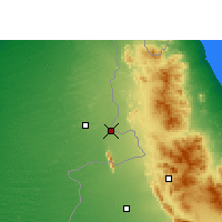 Nearby Forecast Locations - Al-Buraimi - Mapa