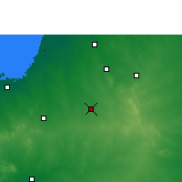 Nearby Forecast Locations - Rajkot - Mapa