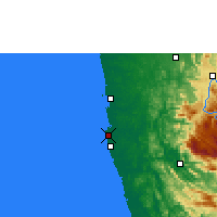 Nearby Forecast Locations - Colombo - Mapa