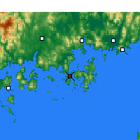 Nearby Forecast Locations - Tongyeong - Mapa