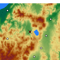 Nearby Forecast Locations - Wakamatsu - Map