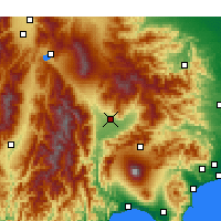Nearby Forecast Locations - Kōfu - Mapa