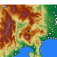 Nearby Forecast Locations - Kawaguchiko - Map