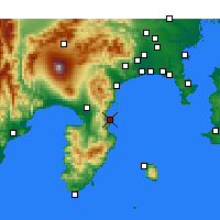 Nearby Forecast Locations - Ajiro - Map