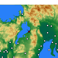Nearby Forecast Locations - Hikone - Map