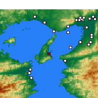 Nearby Forecast Locations - Sumoto - Mapa