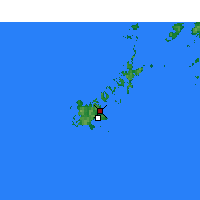Nearby Forecast Locations - Fukue - Mapa