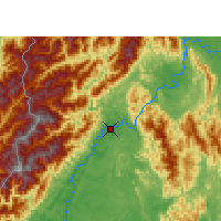 Nearby Forecast Locations - Hkamti - Mapa