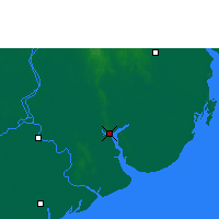 Nearby Forecast Locations - Yangon - Mapa
