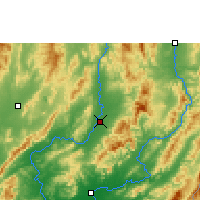 Nearby Forecast Locations - Phrae - Mapa