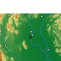 Nearby Forecast Locations - Sukhothai Thani - Mapa