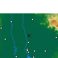 Nearby Forecast Locations - Pathumthani Agromet - Mapa