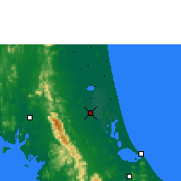 Nearby Forecast Locations - Phatthalung - Mapa