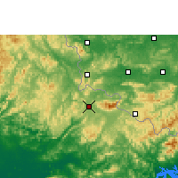 Nearby Forecast Locations - Lạng SƠn - Mapa