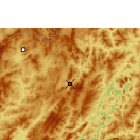 Nearby Forecast Locations - Oudomxay province - Mapa