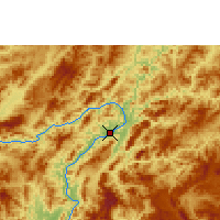 Nearby Forecast Locations - Luang Prabang - Map