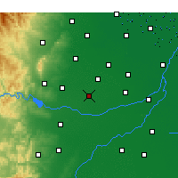 Nearby Forecast Locations - Linzhang - Mapa