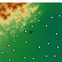 Nearby Forecast Locations - Wangdu - Mapa