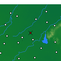 Nearby Forecast Locations - Yanggu - Map