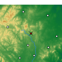 Nearby Forecast Locations - Mazhan - Map