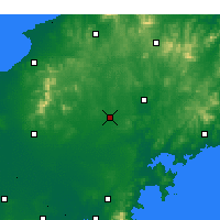 Nearby Forecast Locations - Laixi - Map