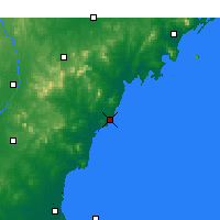 Nearby Forecast Locations - Rizhao - Mapa