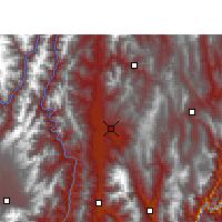Nearby Forecast Locations - Xichang - Mapa