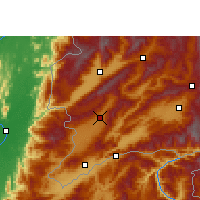 Nearby Forecast Locations - Longchuan/YNN - Map