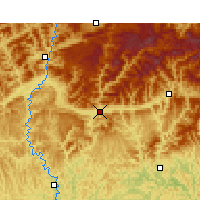 Nearby Forecast Locations - Wangcang - Map