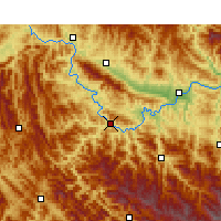 Nearby Forecast Locations - Ziyang/SAX - Map