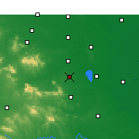 Nearby Forecast Locations - Zhumadian - Mapa